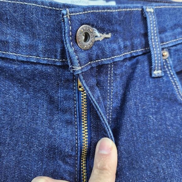 💛Levi's 515 Dark Blue Wash Bootcut Jeans Size 10/30 - Picture 7 of 10